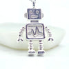 Shiny Bot Silver Necklace – Your Mini 925 Sterling Silver Sidekick!"** 🤖✨