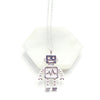 Necklace with Robot pendant