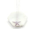 Starfish pendant with silver chain