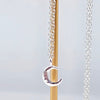 Lunar Whisper 925 Silver Crescent Necklace – Hammered Finish, Hypoallergenic 20-Inch Chain