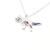 Rawr-some T-Rex Pendant Necklace – 925 Silver Dino Bling 🦖✨