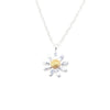 🌼 Wildflower Whimsy: Dainty Daisy Pendant & 925 Silver Chain – Nature’s Cool Girl Jewellery 🌿