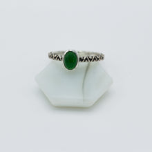  Jade Aztec Silver Ring