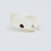 Garnet Drop Shape Silver Stud Earrings