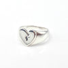 Mini Heartbreak (Teenage Dirtbag) Silver Ring