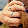 925 Sterling Silver Chain Link Ring