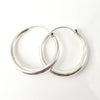 Chunky Silver Hoops