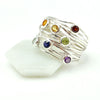 Chakra Silver Ring