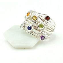  Chakra Silver Ring