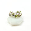 Peridot Circles Ring