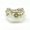 Peridot Circles Ring