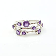  Amethyst Circles Ring