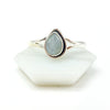 Aquamarine Classic Pear Ring