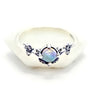 Regal Silver Ring with Opal & Oxidised Leaf Details – Nature-Inspired Fantasy Jewellery