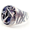 Voyager's Tide Ring:  Mermaid 925 Silver Talisman