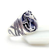 Voyager's Tide Ring:  Mermaid 925 Silver Talisman