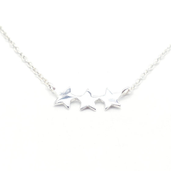 star necklace made of 925 silver