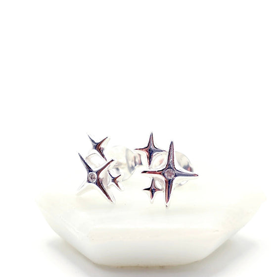 Celestial Cluster Studs | Northern Stars 925 Sterling Silver Earrings