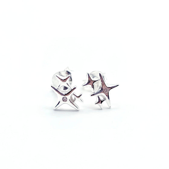 Celestial Cluster Studs | Northern Stars 925 Sterling Silver Earrings