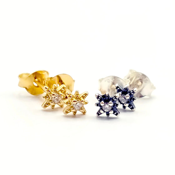 Northern star stud earrings