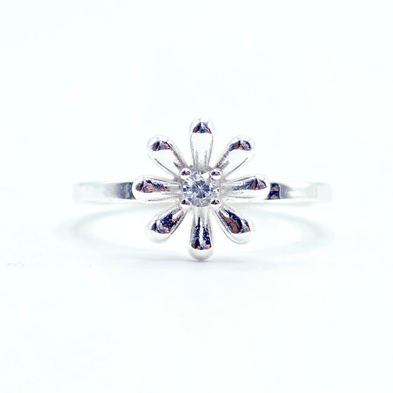 Daisy Celestial 925 Sterling Silver Ring | Hypoallergenic