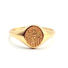  gold signet ring