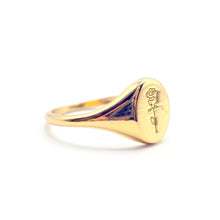  gold signet ring