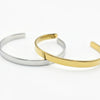 stainless steel bangles, engravable, availble in silver or gold