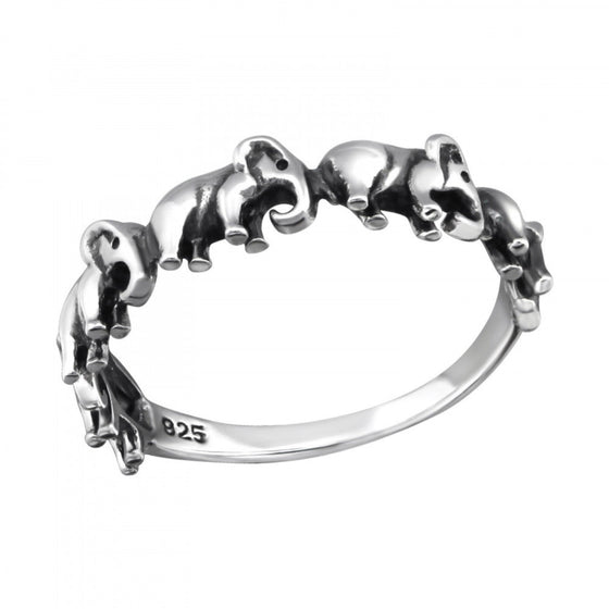 Elephant Parade Silver Ring - Family Ring - 925 Silver