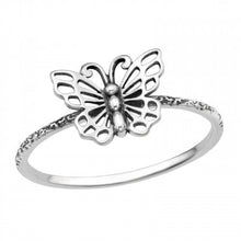  925 Sterling Silver Butterfly Ring