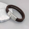 Double Strap Leather bracelet