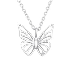  925 Sterling Silver Butterfly Necklace