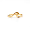 Wave Ring in Gold plated