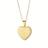 Etched Heart Pendant