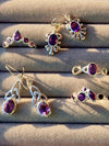 Sun Deco Gemstone Earrings