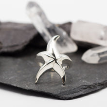  925 Sterling Silver Chunky Starfish Ring