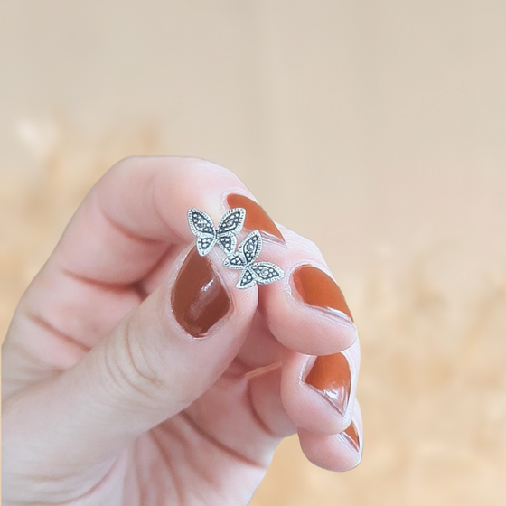 Butterfly Sterling Silver Studs