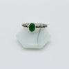 Jade Aztec Silver Ring