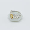 Citrine Vine Silver Ring