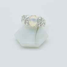  Opal Vine Silver Ring