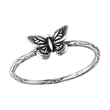  925 Sterling Silver Butterfly Ring