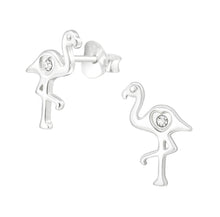  Flamingo Sterling Silver Stud Earrings